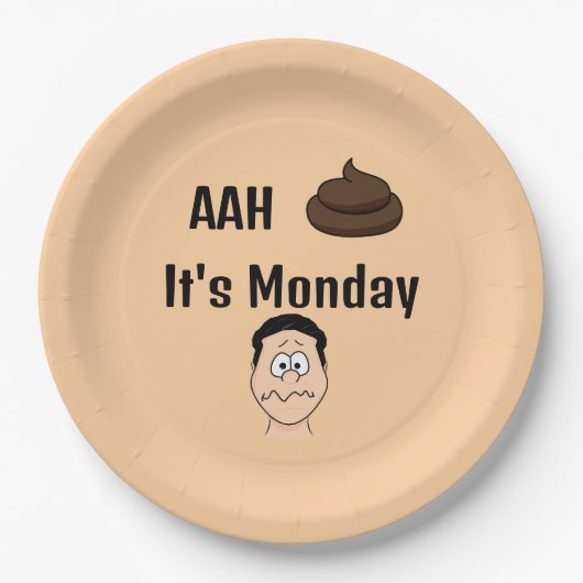 AAh S &%# Het is maandag papier Bord (Voorkant)