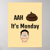 AAh S &%# Het is maandag Poster (Voorkant)