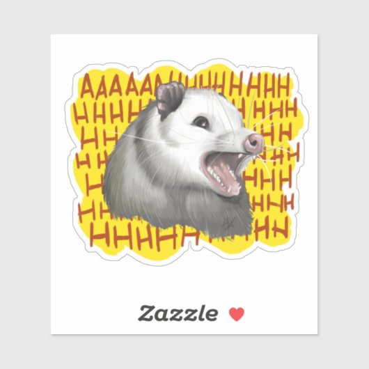 AAHHnimal - Opossum Sticker (Vel)