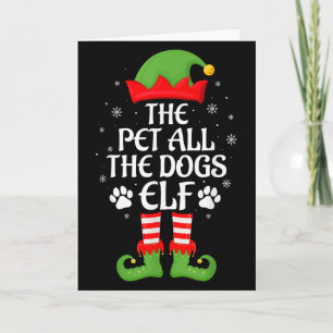 Aai Alle Honden Elf Familie Bijpassende Elf Squad  Kaart