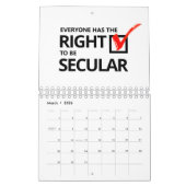 AAI Atheïst Alliance International Calendar Kalender (Mar 2026)