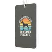 Aai de Dobermann Pinscher Retro Luchtverfrisser (Links)