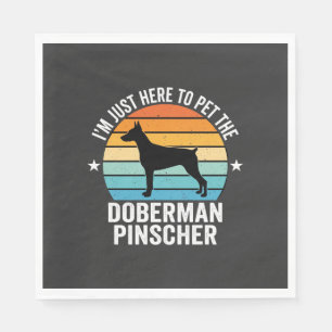Aai de Dobermann Pinscher Retro Servet