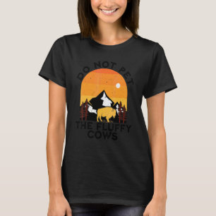 Aai de Fluffy Koeien Bison Yellowstone Buffa Niet T-shirt