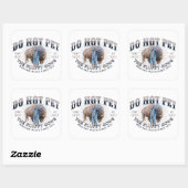 Aai De Fluffy Koeien Niet Vierkante Sticker (Vel)