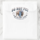 Aai De Fluffy Koeien Niet Vierkante Sticker (Tas)