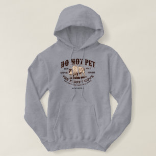 Aai de Fluffy Koeien Niet Yellowstone Bizon Grappi Hoodie