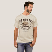 Aai de Fluffy Koeien Niet Yellowstone Bizon Grappi T-shirt (Voorkant volledig)