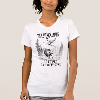Aai de Fluffy Koeien Niet - Yellowstone  T-shirt
