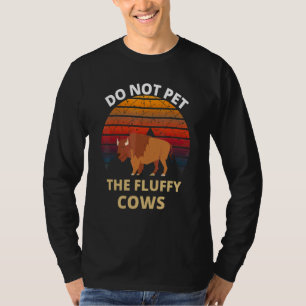 Aai de Pluizige Koeien Niet Bizon Retro Vintage 1 T-shirt