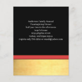 Aai Kerstkaart Kalkoen Flyer (Achterkant)