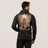 AAI Zip-Up Hoodie – Front Logo / Back Jesus Design (Achterkant volledig)