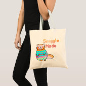 Aaiable Rossige Kat Knuffelstand Tote Bag (Voorkant (product))