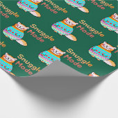 Aaiable Schattige Katten Knuffelmodus Cadeaupapier (Hoek)