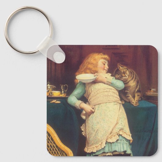 Aaien is beter dan plagen Charles Burton Barber Sleutelhanger (Voorkant)