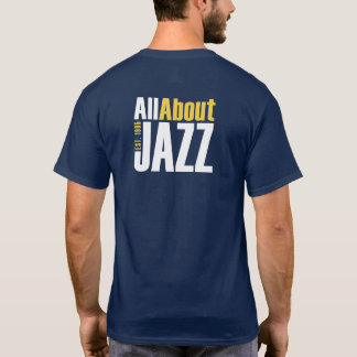 AAJ relaxte pasvorm voor- en achterkant logo T-shirt