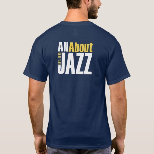 AAJ relaxte pasvorm voor- en achterkant logo T-shirt (Achterkant)