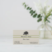 Aak Bomen Plantatie in groen Visitekaartje (Staand voorkant)