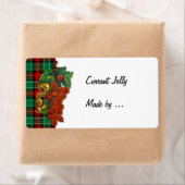 Aalbessen Rood Groen Plaid Vakantie Recept Labels (Insitu)