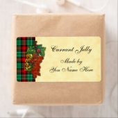 Aalbessen Rood Groen Vakantie Plaid Recept Etikett Etiket (Insitu)