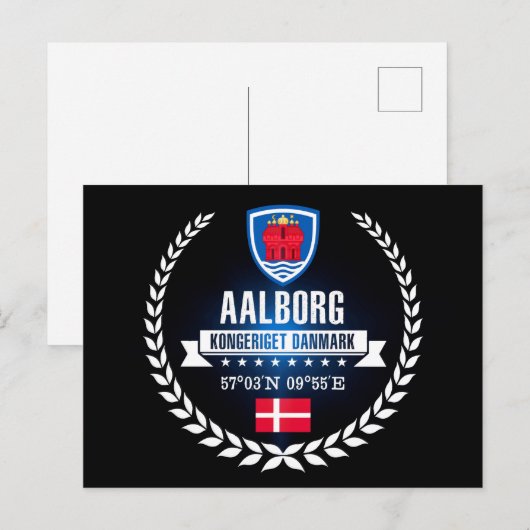 Aalborg Briefkaart (Voorkant / Achterkant)