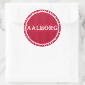 Aalborg City Pride Emblem – Danish Identity Ronde Sticker (Tas)
