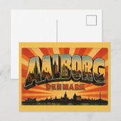 Aalborg Denemarken Stadsgezicht Briefkaart (Voorkant / Achterkant)
