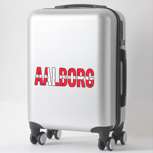Aalborg, Denemarken Sticker (Koffer)