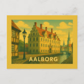 Aalborg Denmark Cityscape Briefkaart (Voorkant)