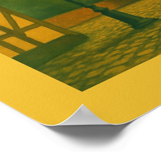 Aalborg Denmark Cityscape Poster (Hoek)