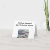 Aalgras zeewier Note Kaart (Achterkant)