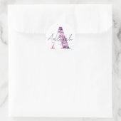 Aaliyah Naam Aangepaste Sticker Meisjes Label Flor (Tas)