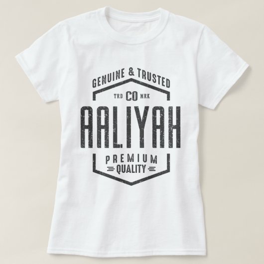 Aaliyah T-shirt (Design voorkant)