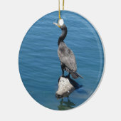 aalscholver keramisch ornament (Links)