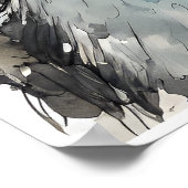 Aalscholver - Kunstdruk Poster (Hoek)