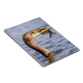 aalscholver met vis notitieboek (Rechterzijde)