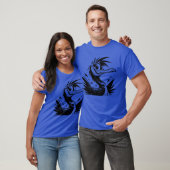 Aalscholver Vogel Met Grote Ogen Potlood Schets Jo T-shirt (Unisex)