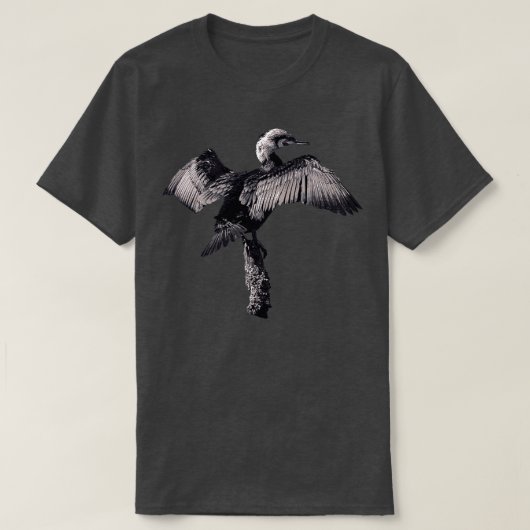 Aalscholver Vogel Totem Spirit Animal T-shirt (Design voorkant)