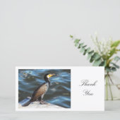 Aalscholvers - Dank je Bedankkaart (Staand voorkant)