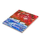 Aalto, Ilmari - Autumn-landschap met wolken (modi) Tegeltje (Zijkant)