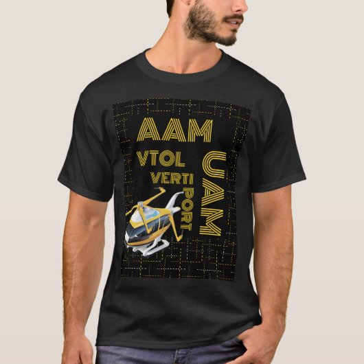 AAM VTOL VERTIPORT UAM T-SHIRT (Voorkant)