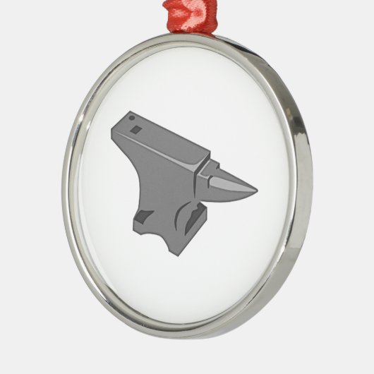 aambeeld metalen ornament (Links)