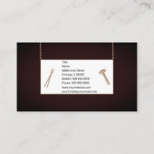 aambeeld visitekaartje (Achterkant)