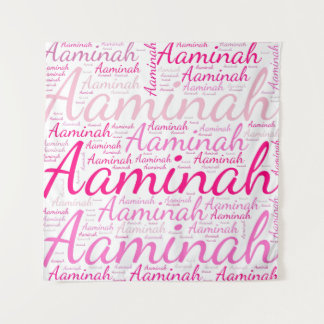 Aaminah, Namen Zonder Grenzen. Wandkleed