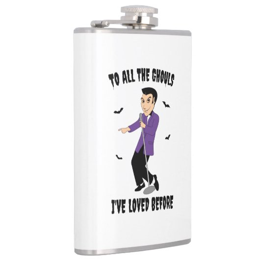 Aan al die ganzen waar ik van hield. heupfles (Rechts)