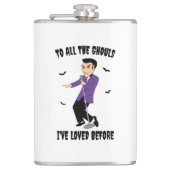 Aan al die ganzen waar ik van hield. heupfles (Voorkant)