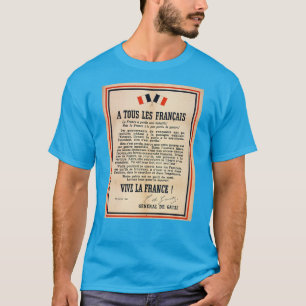 "Aan alle Fransen" T-shirt