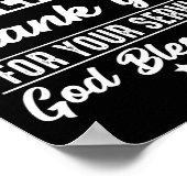 Aan alle Veteranen dank u voor uw service Poster (Hoek)