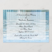 Aan alles is er een herdenkingsdienst voor het sei programmakaart (Achterkant)