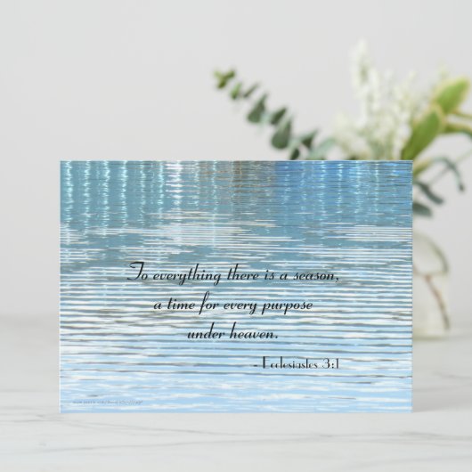 Aan alles is er een herdenkingsdienst voor het sei programmakaart (Staand voorkant)